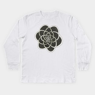 Doodle Number 4 Kids Long Sleeve T-Shirt